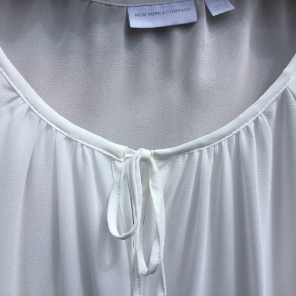 Two cream colored Tops: Vince Camuto / NY & Co. - Picture 9 of 11